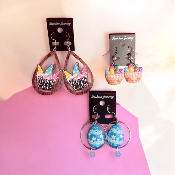 Easter Earrings (3 pairs) - Picture 3 of 3